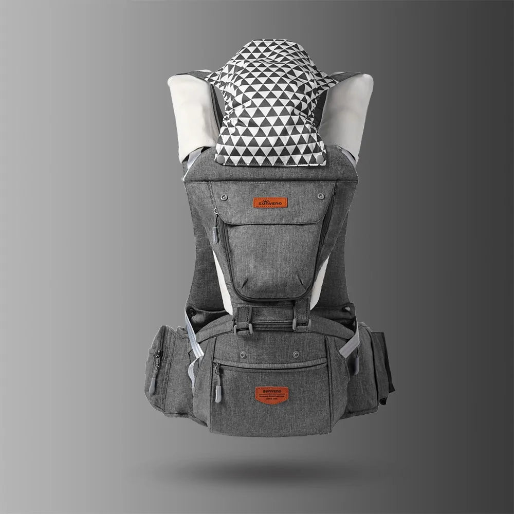 Sunveno Ergonomic Baby Carrier with Hip Seat