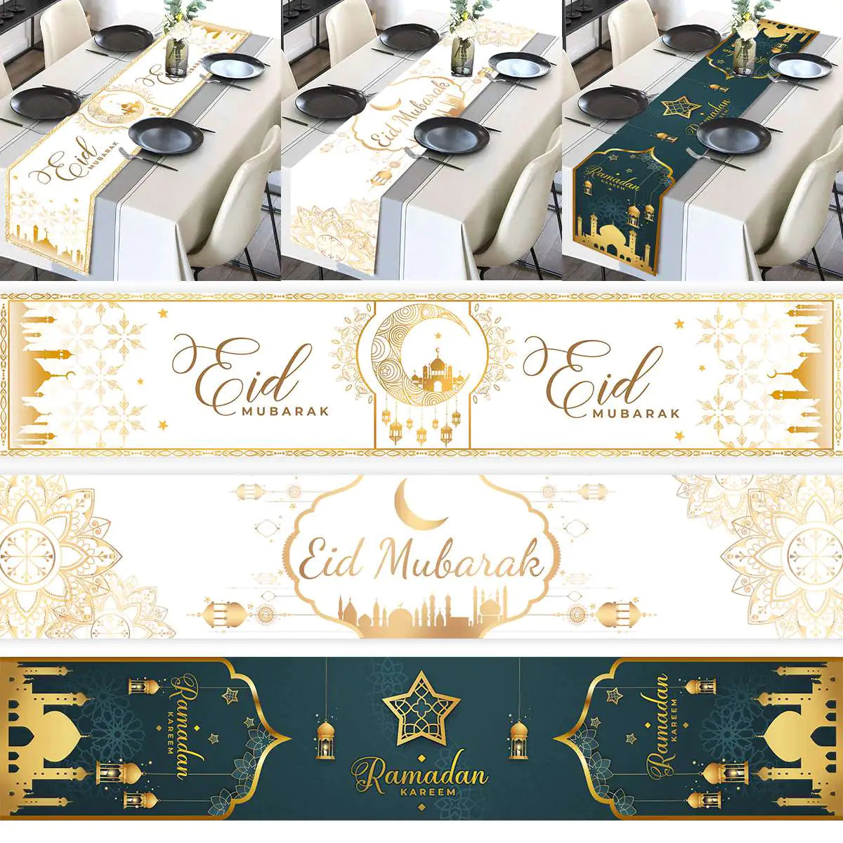 Ramadan Decoration Table Runner