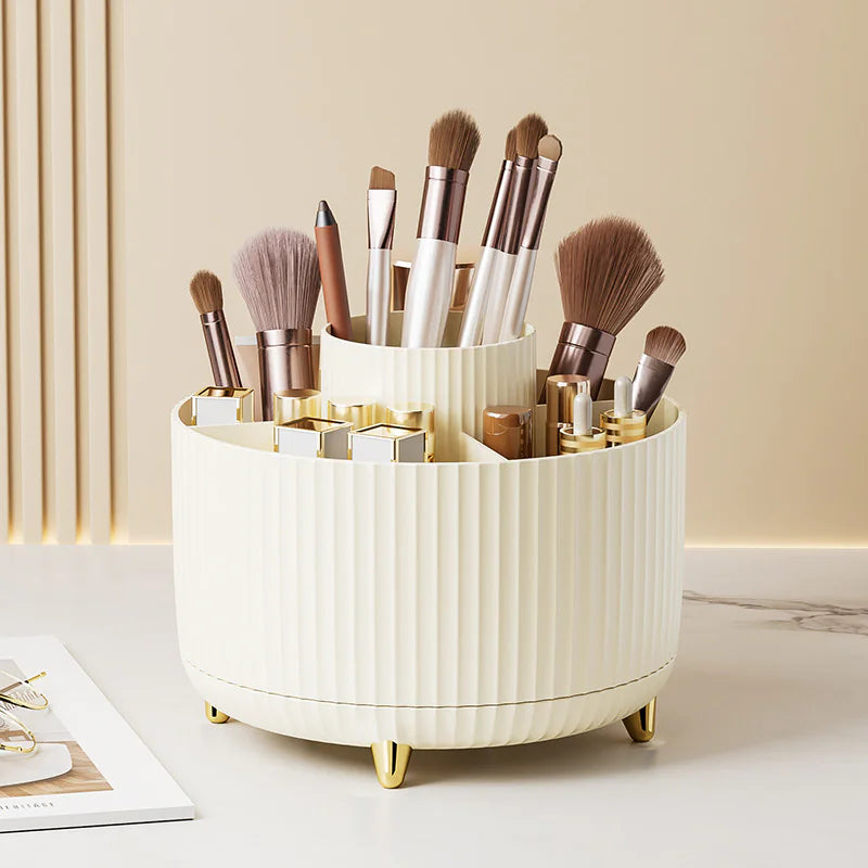 Swivel Makeup Brush Organizer