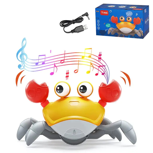 Cute Sensing Crawling Crab Baby Toys Interactive